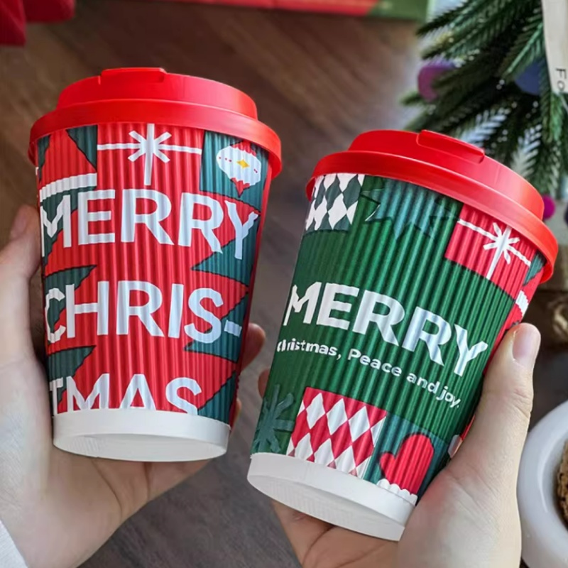 Ripple Wall Paper Coffee Cups